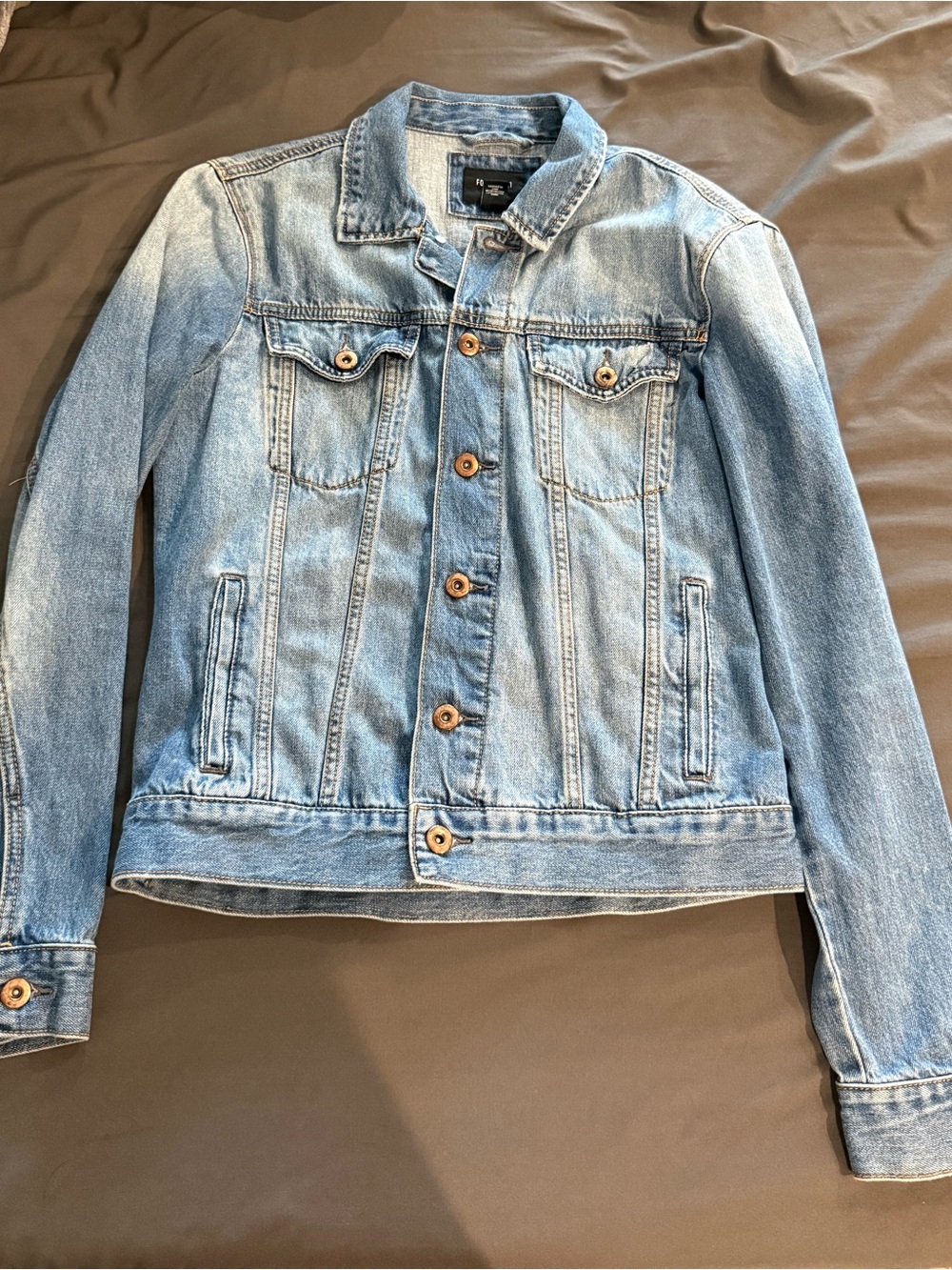 Forever 21 Light Blue Denim Jacket - Women's